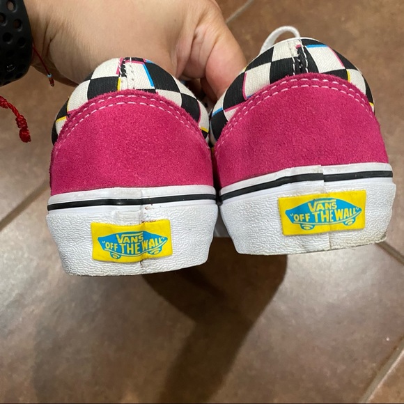 Vans CMYK Checkered Old Skool Vans - Picture 8 of 10